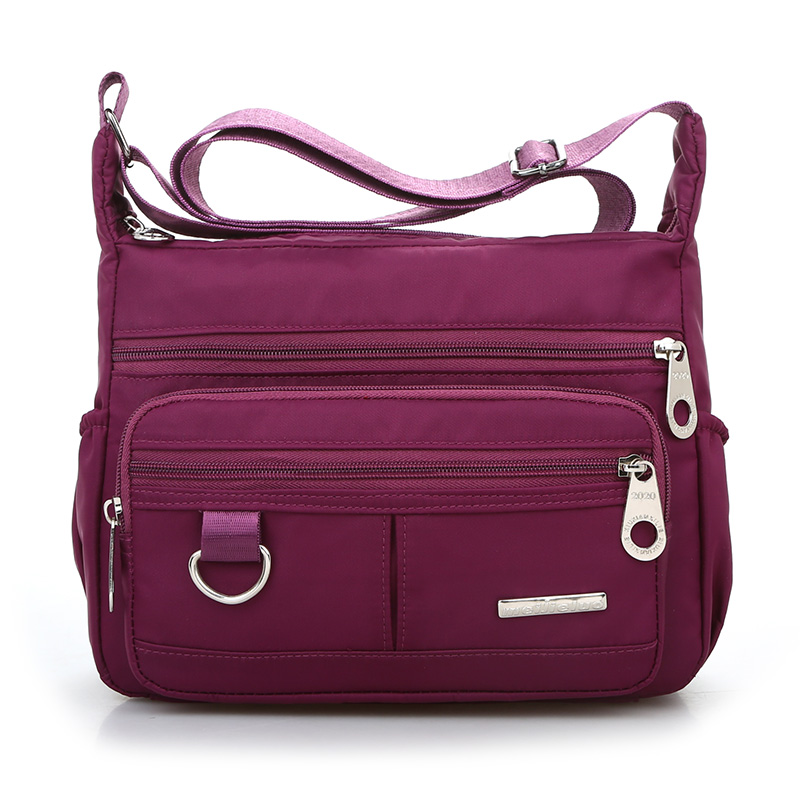 Skew Cross Nylon Pack Woman Bag Waterproof Large Capacity Single Shoulder Diagonal Satchel Lady Tide Mom Bag Canvas Oxford Cloth Bag