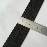 Черный 3,5 см шириной ватный ватный ремешок 5 метров длиной 5 метров