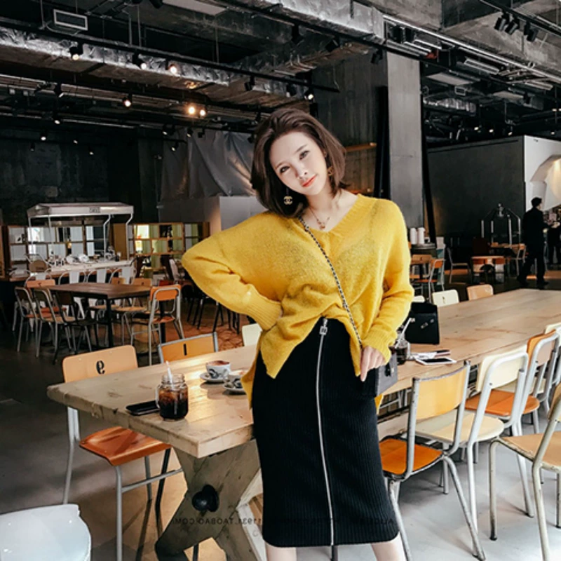 2018 cơ sở mới vest vest nữ ngắn mặc bên trong với áo độn ngực gợi cảm áo cổ chữ V mùa hè