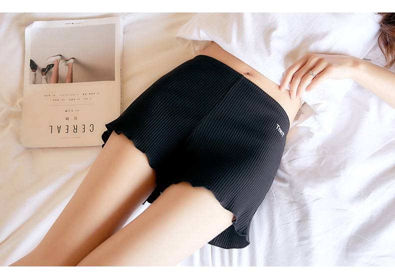 Quần an toàn chống ánh sáng nữ mùa hè cotton mỏng phần lớn kích thước bên trong và bên ngoài mặc lỏng không uốn cong bảo hiểm quần short đáy quần áo học sinh - Quần tây thường quần đũi nữ đẹp