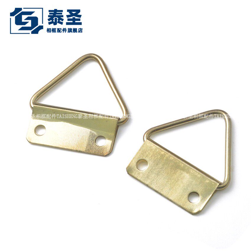 TS-K017 850 oil painting canvas photo frame accessories gold large eyes triangle two eye rings 29 * 30mm500