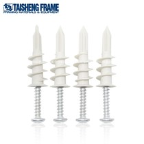 Spiral expansion screw Curtain gypsum board expansion tube Screw-in gypsum board expansion plug