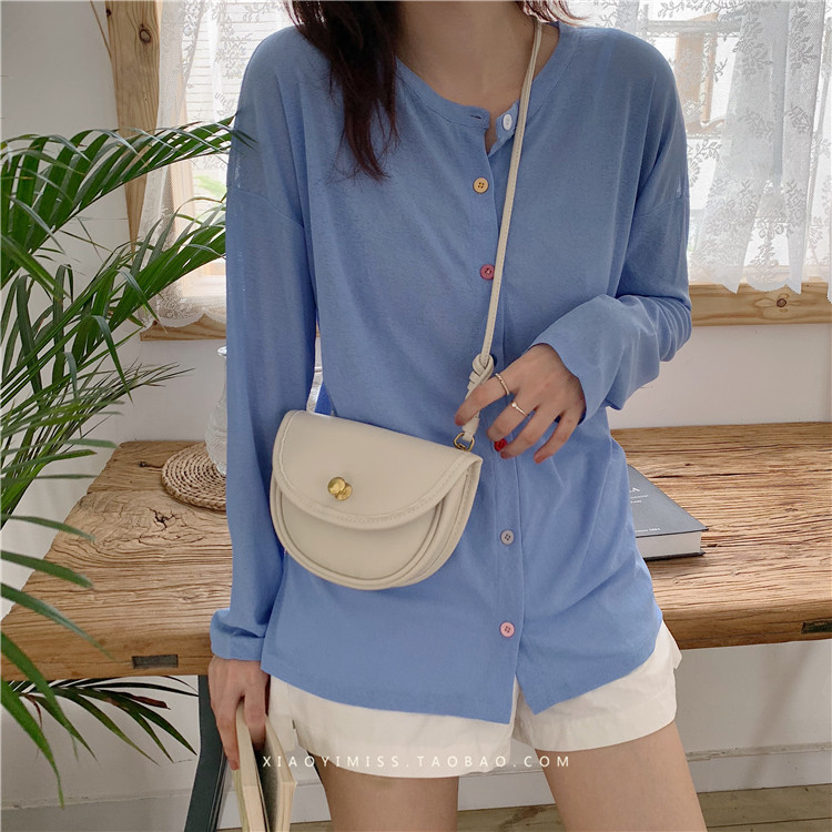 Túi xách mới 2019 hè lưới đỏ gói phong cách hoang dã thời trang retro bán nguyệt yên túi nữ Messenger - Túi xách nữ túi xách nữ hàn quốc