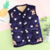 Trẻ em mùa thu và mùa đông ấm áp bé trai và bé gái vest nhỏ cộng với nhung dày flannel nhỏ bé vest bé quần áo cho bé Áo ghi lê