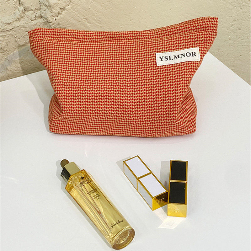 Portable travel cosmetic bag cosmetic bag wash cosmetic storage bag large capacity new high-end simple clutch