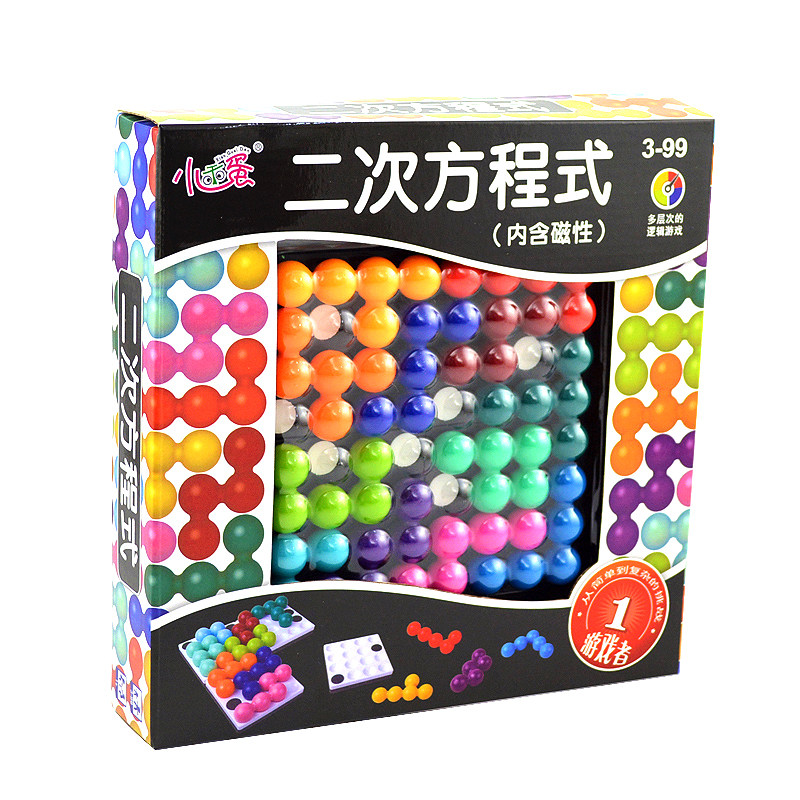 Quadratic Equation Educational Toy Kids Math Learning Logic Table Game 4-6-8-99 years old