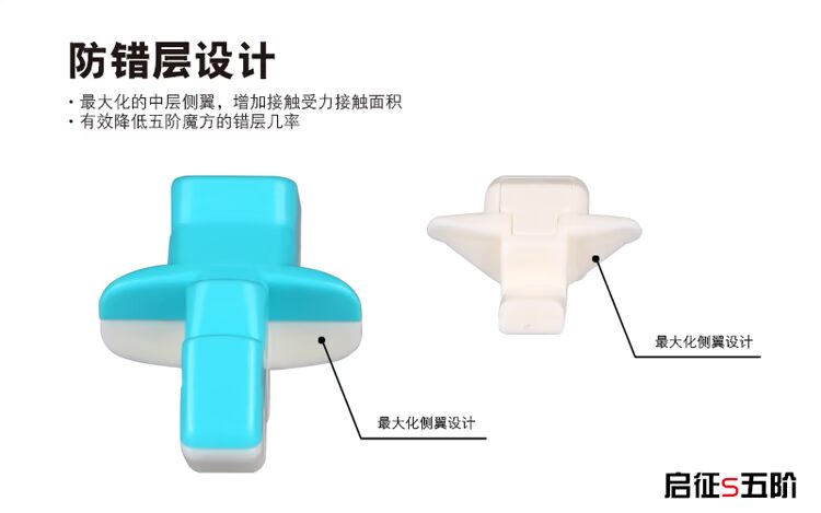 Qiyi màu thực khối thứ năm khối thứ tự thứ 5 Dán miễn phí Trẻ em đồ chơi người lớn thông minh Phát triển món quà trí tuệ bộ xếp hình