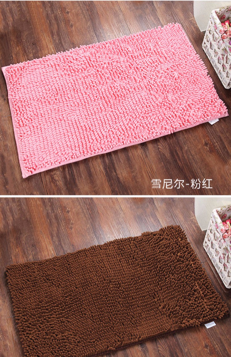 Chenille Hall thảm sàn mat phòng ngủ phòng khách thảm phòng tắm cửa thảm thảm chống trượt tùy chỉnh thảm trải cầu thang