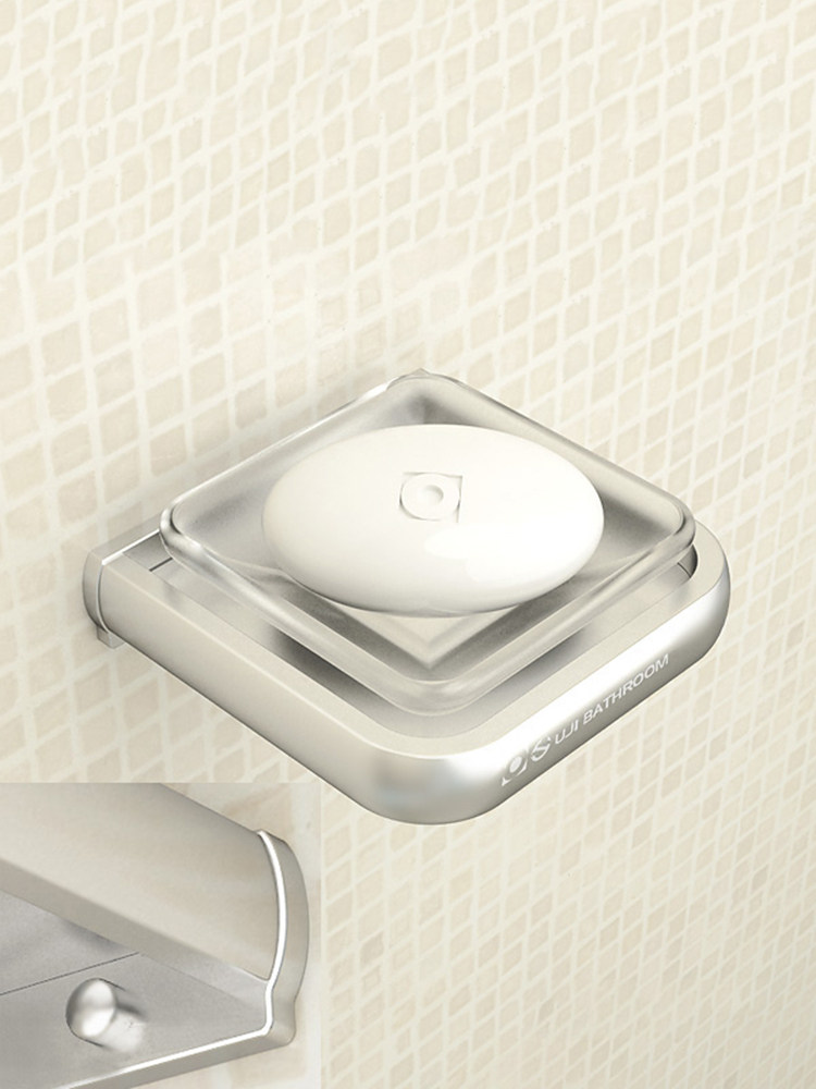 Wall-mounted incense shelf Nordic space aluminum modern makeup room Bathroom toilet drain free hole fertilizer box