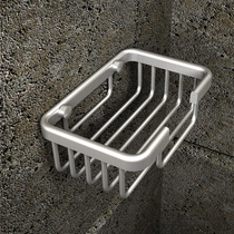 Ouji bathroom soap shelf space aluminum bathroom bathroom fashion soap box European drain soap dish soap net