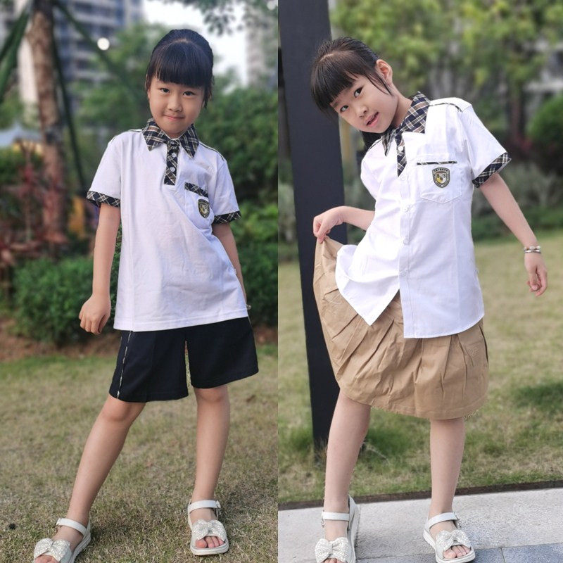 Dongguan Qingxi Hua Chen's Morning Foreign Language School Summer and Autumn Winter Sports Dresses Suit Long Pants Jacket