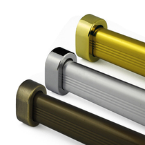 Wardrobe hanging rod holder fixed clothing through the crossbar flange combination seat Cabinet hanging rod holder Hanger rod hardware accessories