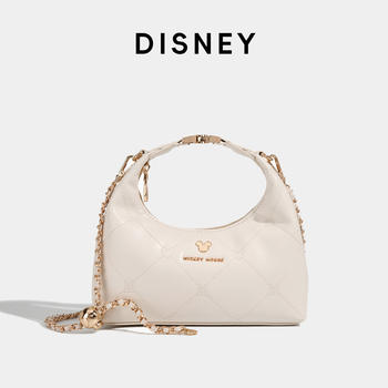 ຖົງ disney ສໍາລັບແມ່ຍິງ 2026 ໃຫມ່ລະດັບສູງແສງສະຫວ່າງ luxury niche chain portable crescent bag ຂອງຂວັນວັນເກີດແມ່ຍິງ
