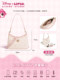 Disney Tote Bag Women's 2026 New High-end Niche Women's Strawberry Bear Shoulder Crossbody Underarm Bag
