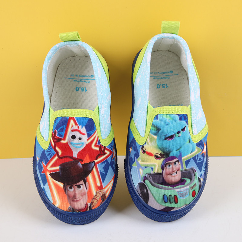 Toy Story boy board shoes canvas shoes a pedal low help anime spring and autumn leisure baby children cartoon