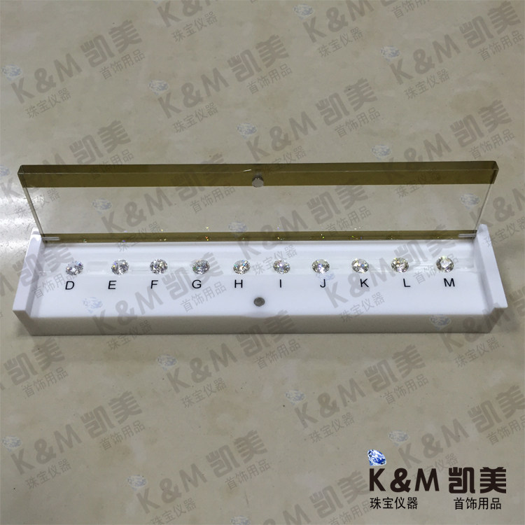 Color stone zircon color stone helps distinguish diamond color reference