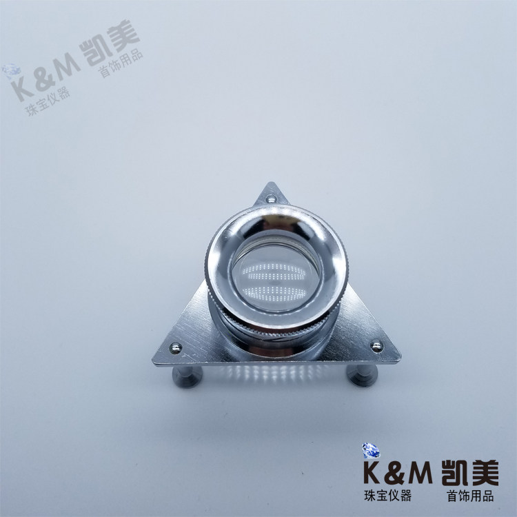 Triangle Diamond Magnifier Holder Magnifier Jewelry magnifier 10 times X Magnifier