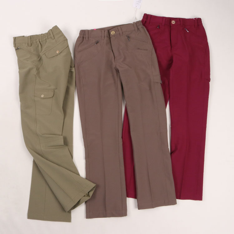 Female Money Professional Outdoor Long Pants Multi-Pocket Breathable Motion Micro-Bomb Vanguard Pants Straight Barrel Casual Pants Tooling Women Pants