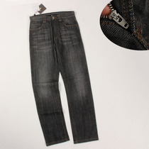 Produced from Taiwans high-end thick jeans trendy business gentleman straight loose casual Joker trousers mens pants