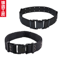 Training outside belt male black tactical armed special service security training outdoor military fans nylon woven canvas s belt