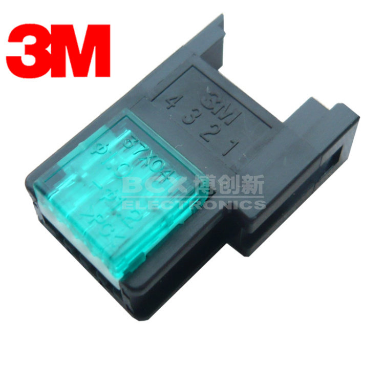 Original imported 3m 37304-2124-000fl sensor connector 3M connector 4 core Green