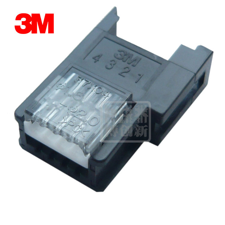 Original imported 3M 37304-2206-000FL sensor connector 3M connector 4 core transparent color
