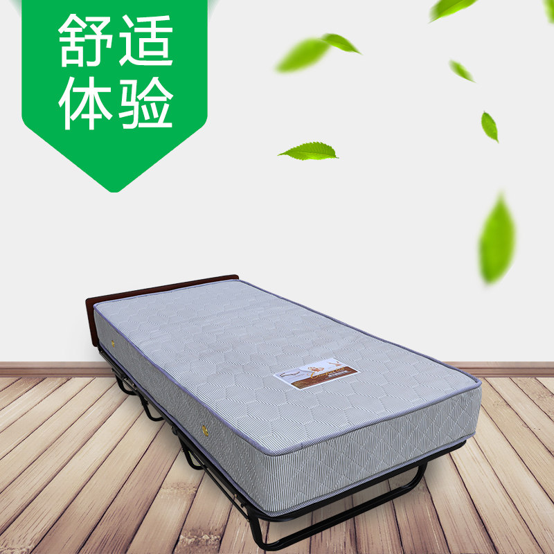 Widening bed splicing bedside folding modern minimalist single bed adult home reinforcement and thickening hotel extra bed portable