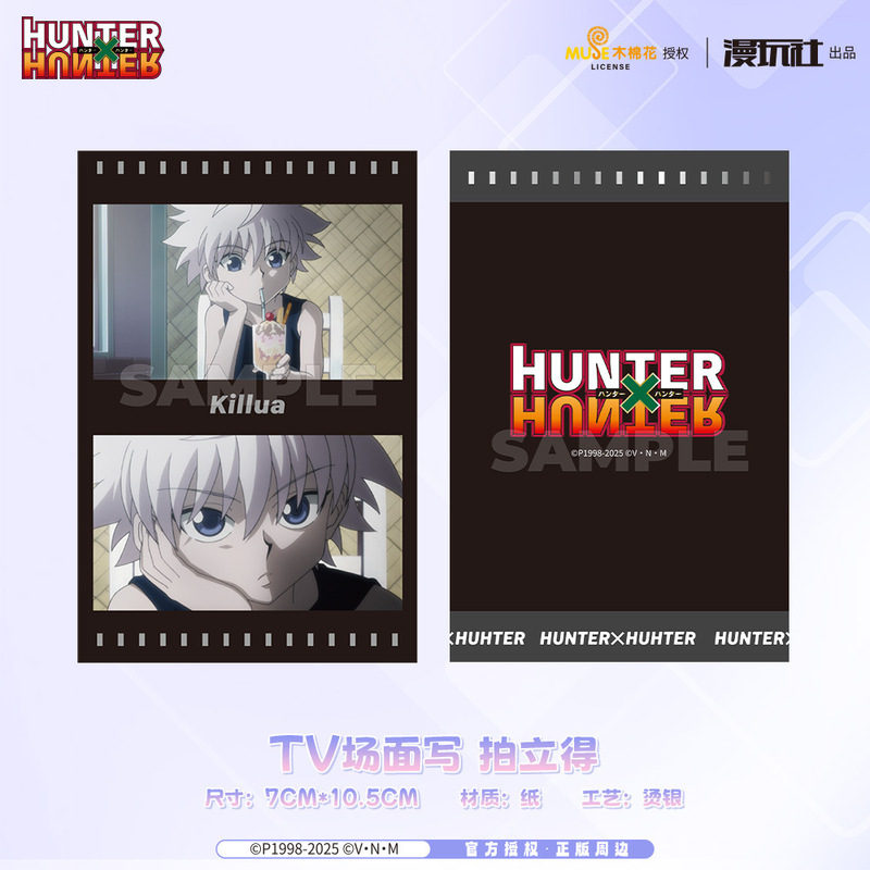 Official Genuine Hunter X Hunter Gon and Killua Tv Scene Polaroid Anime Merchandise Official Genuine Hunter X Hunter Gon and Killua Tv Scene Polaroid Anime Merchandise