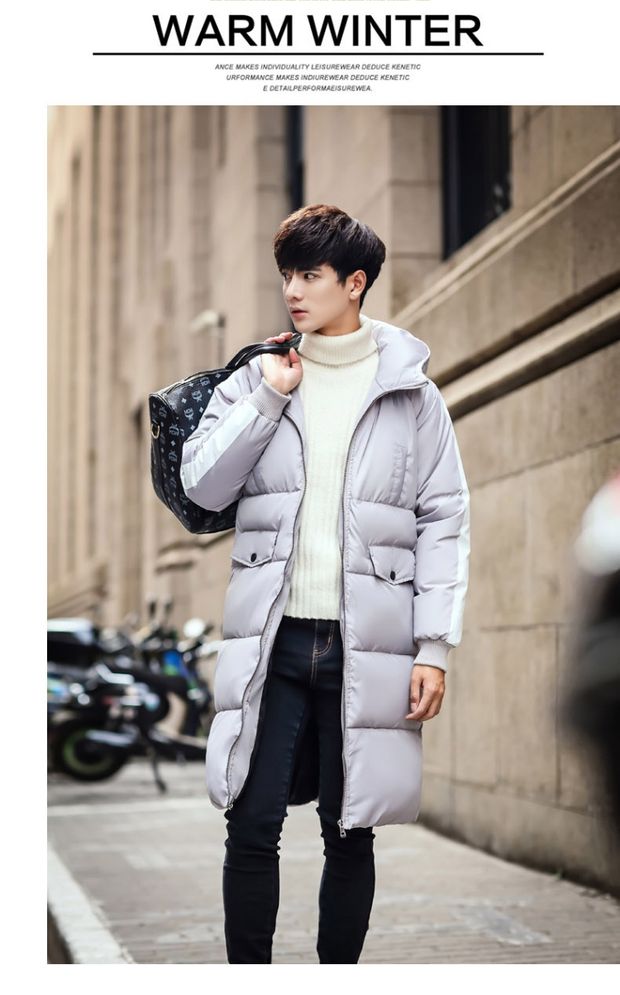 Áo khoác thể thao cotton đôi nam nữ áo khoác mùa đông dài tập qua đầu gối dày ấm áo khoác áo khoác đẹp