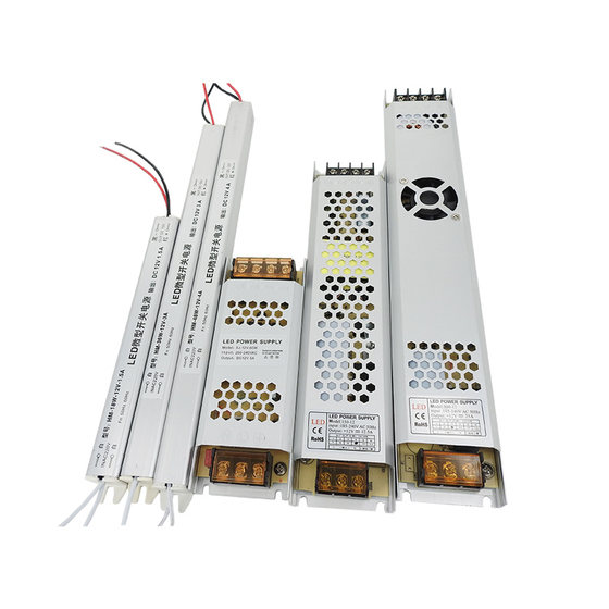 LED light box dedicated 12v ultra-thin strip switching power supply 400w soft film 24v advertising linear lamp transformer 300