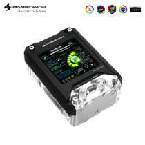 Barrowch AMD CPU Water Cooling Head HDMI AIDA64 Temperature Monitoring Deputy Screen FBLTHDA-04N