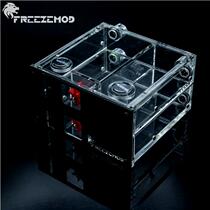 FREEZE GQSX-Y4 new double CD driver water tank double independent computer water cooled double pipe hard pipe