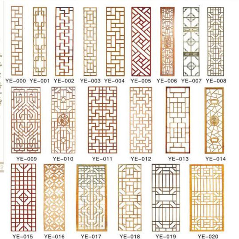 Dongyang Wood Sculpture Chinese Antique Wood Screen Dongyang Dongyang Chinese Donghai Solid Wood Screen Hollow Pattern