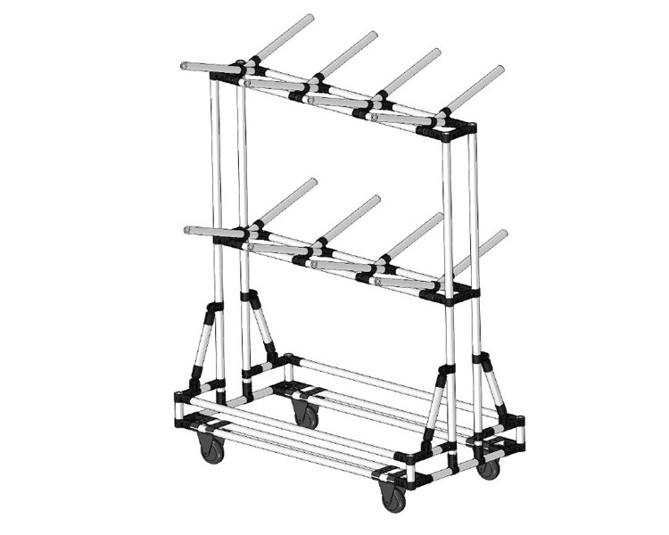 Product customization to draw quotation wire harness workshop bezel lean pipe cart workbench finished shelves