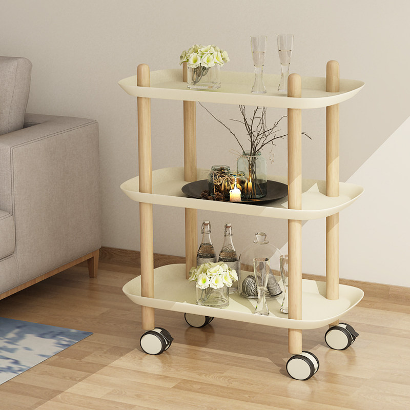 Beauty cart mobile cart beauty nail hairdressing containing multifunctional cart ABS shelve wood tool car