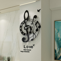 Mercer art hanging watch Household clock decoration watch wall clock Living room creative trend Personality fashion wall clock