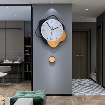 Hanging Bell Modern Minima Living Room Light Lavish Hanging Wall Watch Personality Creative Home Fashion Art Decor Clock Muted