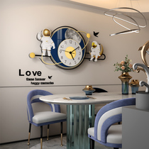 Cartoon Hanging Bell Modern Minimalist Creative Living Room Home Watch Fashion Children Light Lavish Dining Room Decoration Hanging Wall Clock