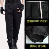 Летние черные тонкие износостойкие тактические зимние штаны для работы