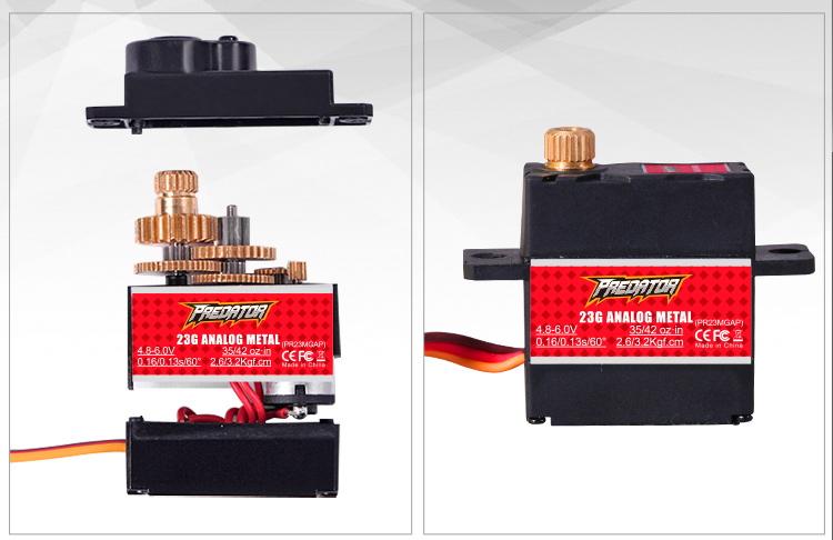 FMS Predator RC điều khiển từ xa cánh cố định 23g phụ kiện servo kỹ thuật số tương tự đầy đủ kim loại - Mô hình máy bay / Xe & mô hình tàu / Người lính mô hình / Drone máy bay không người lái điều khiển từ xa