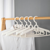 Plastic hanger baby retractable clothes hanging children use adult safety material baby drying childrens products