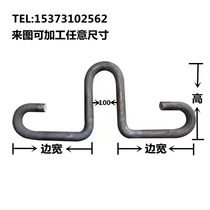 Elevator shaft hook Elevator machine room accessories round steel hook civil defense door pre-embedded hook floor hook bow hook manufacturer
