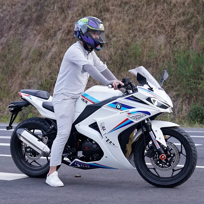 Мотоцикл Little Ninja Highway Race Lie Rama №4 V6 спортивный автомобиль электрическая распылительная машина локомотив уличные автомобили можно сесть на мотоцикл