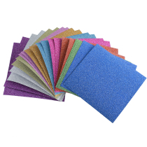 Gallion powder flash Diamond frosted thickened origami material handmade love rose origami Square