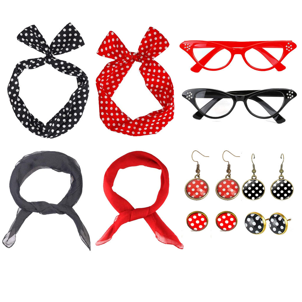 Заколки 80s fancy dress accessories party costume80年代派对舞会套装 OTHER