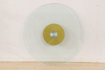 Table turntable tempered glass Home Round table Manual with swivel Dining Table Garden Table Top Base Table Disc Table