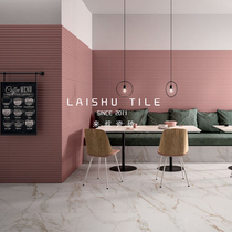 Nordic minimalist solid color macaron tiles concave-convex wave surface art background wall brick characteristic modeling brick