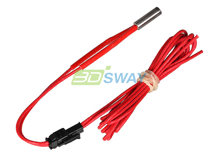 Máy đo 3DSWAY 3d đo nhiệt độ ntc100k nhiệt điện trở 10cm đầu cuối nữ đùn cảm biến giường nóng - Phụ kiện máy in