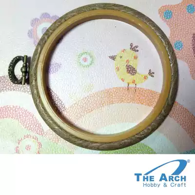 Taiwan elegant DIY cross stitch embroidery AIDS 3 0 inch texture wood grain embroidery EFPW-3