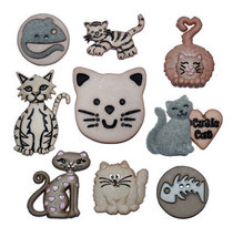 American Dress It Up imported styling button button phone case cat button BT371